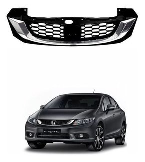 Grade Radiador Honda Civic Lxr 2015 2016 Com Friso Cromado Novo