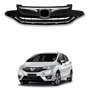 Grade Radiador Honda Fit 2015 A 2017 Black Piano Friso Crom Novo