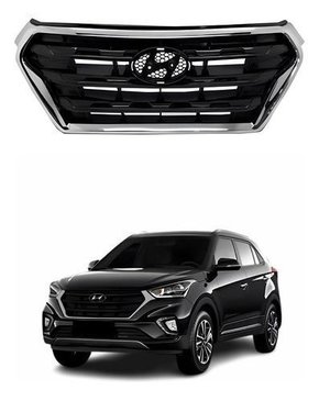 Grade Radiador Hyundai Creta 2017 Até 2020 Com Friso Cromado Novo