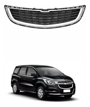 Grade Radiador Inferior Gm Spin 2013 A 2016 Friso Cromado Novo