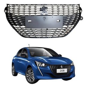 Grade Radiador Peugeot 208 2021 2022 2023 Detalhes Cromado Novo