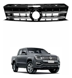 Grade Radiador Vw Amarok 2017 Até 2022 Com Friso Cromada Novo