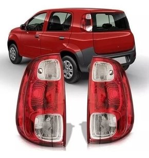 Lanterna Fiat Uno Vivace 2011/2014 Bicolor Esquerdo Novo