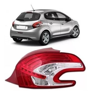 Lanterna Peugeot 208 2013 14 15 16 17 2018 Cristal Direito Novo