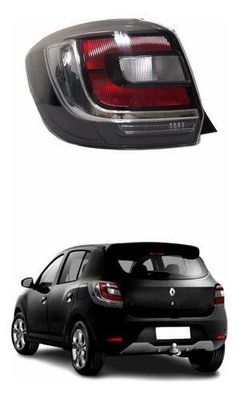 Lanterna Renault Sandero Stepway 2015 Até 2019 Fumê Esquerdo  Novo