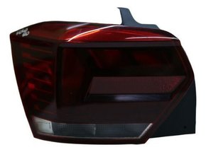 Lanterna Traseira Esquerda Vw Polo 2017 Á 2021 Com Detalhe Original Usado