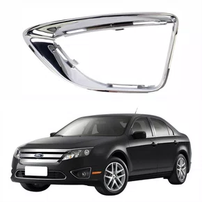 Moldura Farol Auxiliar Ford Fusion 2010 A 2012 Cromada Esquerdo Moldura Farol Auxiliar Ford Fusion 2010 A 2012 Cromada Esquerdo