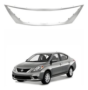 Moldura Grade Radiador Nissan Versa 2011 A 2014 Cromada  Novo