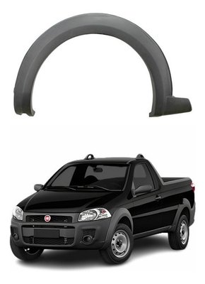 Moldura Paralama Fiat Strada Working 2014 A 2019 Esquerdo Original Usado