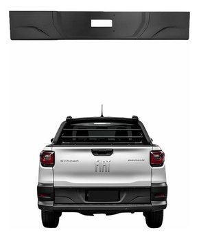Moldura Placa Fiat Strada 2020 2021 2022 2023 Traseiro  Novo