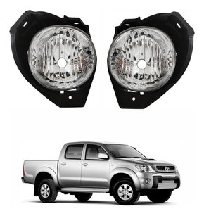 Par Farol Auxiliar De Milha Toyota Hilux Srv 2009 2010 2011 Novo