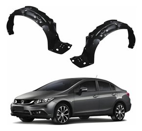 Par Parabarro Dianteiro Honda Civic 2012 2013 2014 2015 2016 Original Usado
