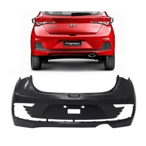 Parachoque Hyundai Hb20 2016 Á 2019 Hatch R-spec Traseiro  Novo