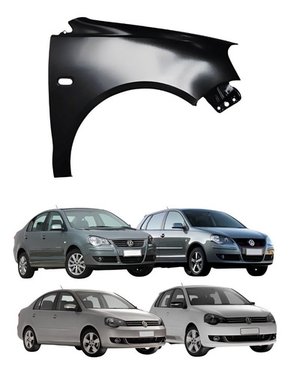 Paralama Dianteiro Vw Polo Hatch Sedan 2007 A 2015 Direito Original Usado