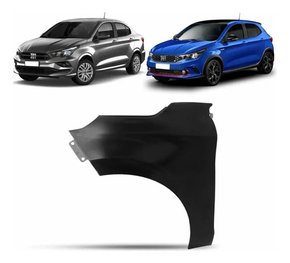 Paralama Fiat Argo Cronos 2017 Á 2023 Esquerdo Original Usado