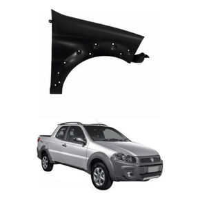 Paralama Fiat Strada Working 2014 2015 16 17 18 2019 Direito  Novo