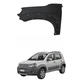 Paralama Fiat Uno Vivace Way 2011 2012 2013 2014 Esquerdo Original Usado