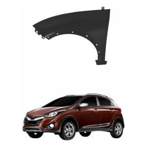 Paralama Hyundai Hb20x 2012 A 2019 Com Furo Pisca Esquerdo Original Usado