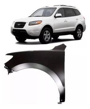 Paralama Hyundai Santa Fe 2007 2008 2009 2010 Esquerdo Original Usado