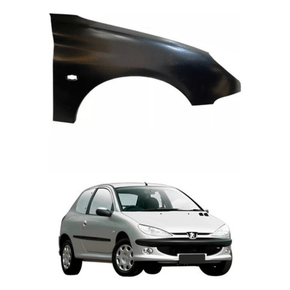 Paralama Peugeot 206 1999 Até 2011 C/ Furo Pisca Lat Direito Original Usado