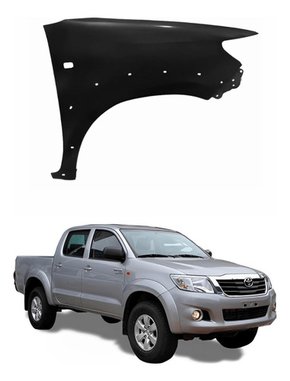 Paralama Toyota Hilux Srv 2012 2013 14 2015 Com Furo Direito Original Usado