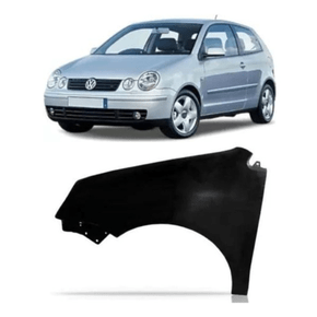 Paralama Vw Polo 2003 2004 2005 2006 Esquerdo Com Furo Original Usado