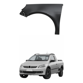 Paralama Vw Saveiro G5 2009 A 2012 Furo P/ Moldura Esquerdo Original Usado