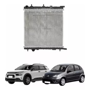 Radiador Citroen C3 02/12 Cactus 18/23 Com E Sem A/c Mecânic  Novo