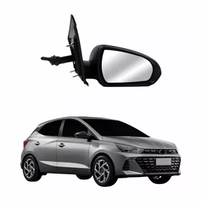 Retrovisor Hyundai Hb20 2022 2023 2024 Elétrico Sem Pisca Lado Direito Passageiro