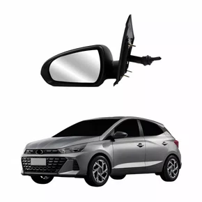 Retrovisor Hyundai Hb20 2022 2023 Elétrico Sem Pisca Lado Esquerdo Motorista