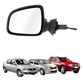 Retrovisor Renault Logan Sandero Duster 2009 2010 2011 2012 2013 Texturizado Esquerdo