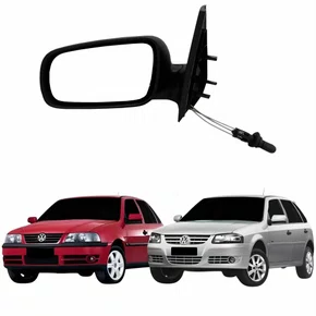 Retrovisor Vw Gol G3 1999 Até 2005 Gol G4 2005 Até 2008 4 Portas Com Controle Esquerdo