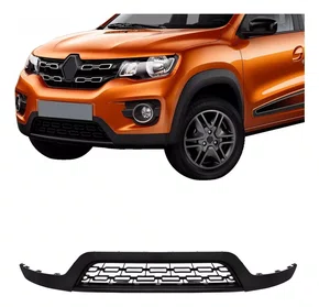 Spoiler Parachoque Kwid 2017 A 2020 Dianteiro Inferior Textu Novo
