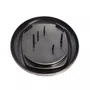 Emblema Grade Dianteira Fiat Argo Cronos 2017 a 2020 Ducato 2006 a 2018 Black Piano
