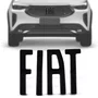 Emblema Grade Dianteira Fiat Pulse Fastback 2022 2023 2024 Black Piano