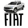 Emblema Grade Dianteira Fiat Toro 2022 2023 2024 Black Piano