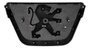 Emblema Grade Peugeot 206 1999 Até 2008