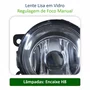 Farol De Milha Peugeot 207 307 Renault Sandero Logan Citroen C3 C4 Lente Vidro