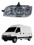 Farol Fiat Ducato 2005 Até 2015 Mascara Cromada Esquerdo  Novo
