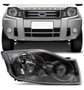 Farol Ford Ecosport 2008 A 2012 Mascara Negra Direito  Novo