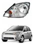 Farol Ford Fiesta Hatch Sedan 2003 A 2007 Cromado Esquerdo Original Usado