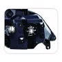 Farol Gm Agile Montana 2009 2010 2011 2012 2013 Mascara Cromada Lado Esquerdo Motorista