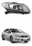 Farol Honda Civic 2012 2013 14 2015 Mascara Cromada Direito  Novo