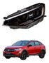 Farol Mascara Negra Lado Esquerdo Vw Nivus 2022 Á 2024  Novo