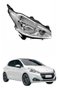 Farol Peugeot 2008 2012 A 2016 Masc Cromada Sem Led Direito  Novo