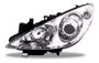 Farol Peugeot 307 2007 2008 2009 Á 2012 Manual Esquerdo  Novo