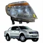 Farol Principal Ford Ranger 2012 A 2016 Máscara Cromada Lado Direito