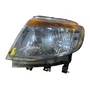 Farol Principal Ford Ranger 2012 Até 2016 Máscara Cromada Lado Esquerdo Motorista