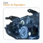 Farol Principal Ford Ranger 2012 Até 2016 Máscara Cromada Lado Esquerdo Motorista
