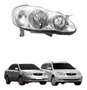 Farol Toyota Corolla Fielder 2003 A 2008 Cromado Direito